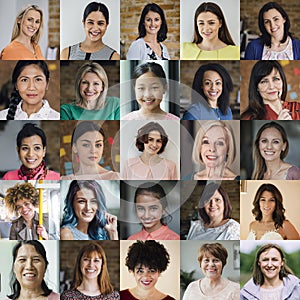 Females Headshot Collage