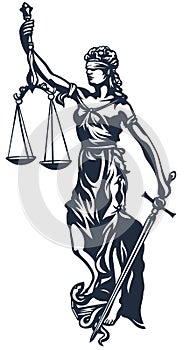 Femida lady justice photo