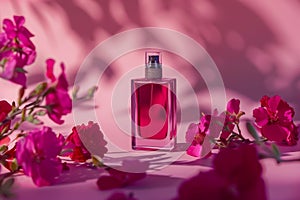 Feminine luxury-fragrance spray from a nautical-style atomizer evokes sensations of scent and liquid mist photo