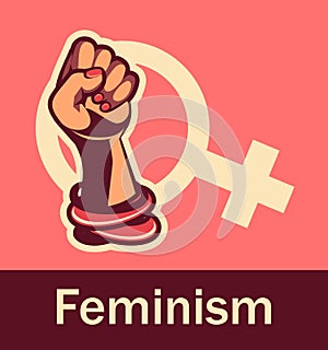 Feminism concept of female power