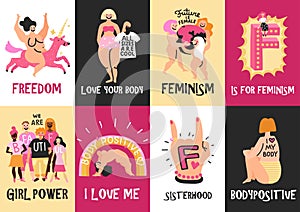Feminism Vertical Cards