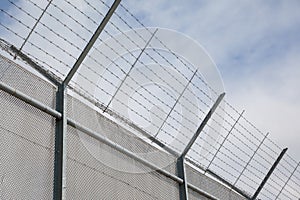 Fence around restricted area