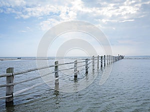 Fence in baltic sea
