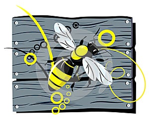 Fence bee