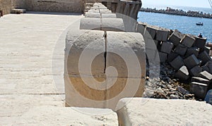 The fence of Citadel of Qaitbay