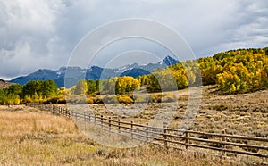 Fence In Colorado Mountains