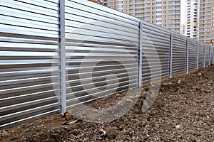 Fence made of metal professional flooring