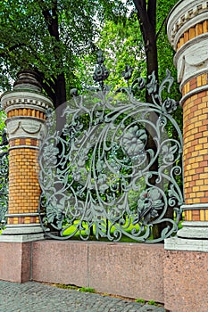 Fence mikhailovsky garden petersburg