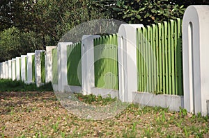 Fence in a park