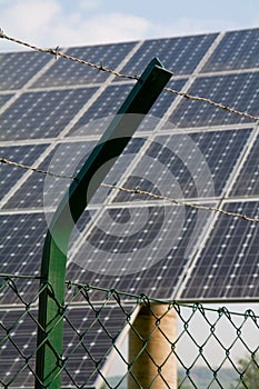 Fence of photovoltaic panel