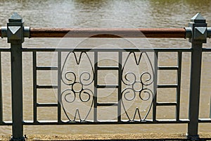 The fence at the waterfront