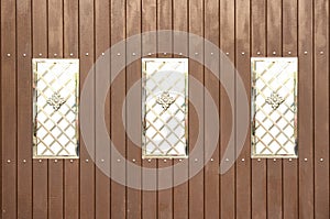 Fence wood contemporary style