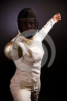 Fencing Woman