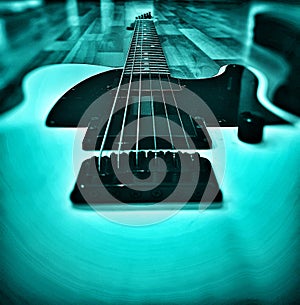 Fender Telecaster guitar view up neck