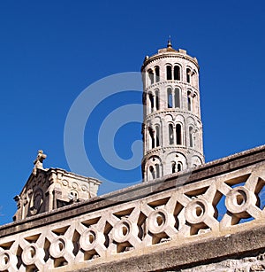 Fenestrelle Tower, Saint-Theodorit Cathedral in Uzes photo