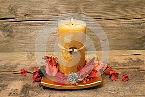 Feng Shui candle and pot pourri