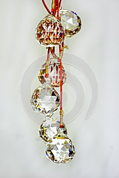 Feng shui glass danglers