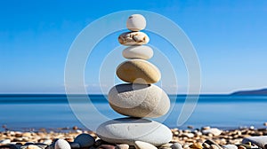Feng Shui and Zen with a stack of stones