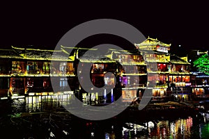 Fenghuang Ancient City, as a national historical and cultural city, the first batch of strong tourist counties in China