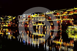 Fenghuang Ancient City, as a national historical and cultural city, the first batch of strong tourist counties in China