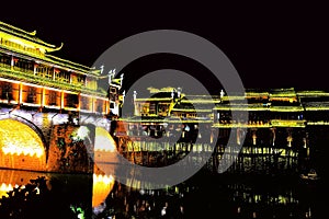 Fenghuang Ancient City, as a national historical and cultural city, the first batch of strong tourist counties in China