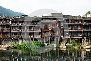 Fenghuang Ancient Town. Located in Fenghuang County. Southwest of HuNan Province, China. Fenghuang is a popular tourist