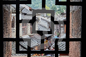 Fenghuang Ancient Town`s East Gate Tower