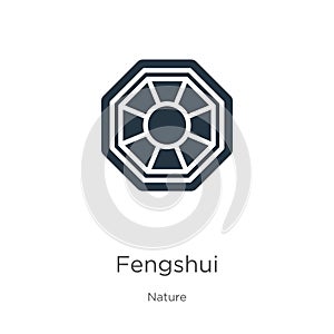 Fengshui icon vector. Trendy flat fengshui icon from nature collection isolated on white background. Vector illustration can be