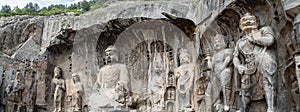 Fengxiangsi Cave in the Longmen Grottoes in Luoyang, Henan, China