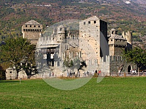 Fenis Castle, Aosta, Italy