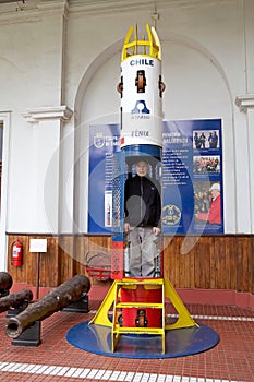 Fenix capsule at the Maritime Museum in Valparaiso, Chile