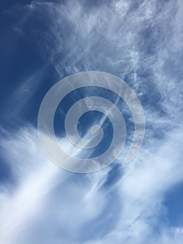 Fenix cloud and blue sky. photo