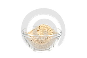 Fenugreek in glass bowl photo