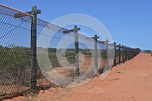 Feral Animal Control Fence background