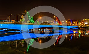 Ferdowsi Bridge on the Zayanderud river in Isfahan