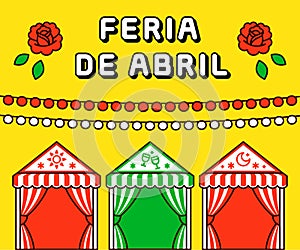 Feria de Abril de Sevilla poster photo