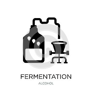 fermentation icon in trendy design style. fermentation icon isolated on white background. fermentation vector icon simple and