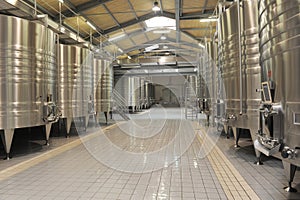 Fermentation tanks stainless steel for wine