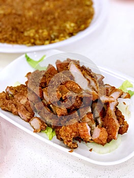 Fermented Beancurd deep fried pork belly chop