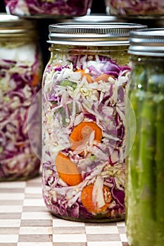 Fermented or cultured vegetables photo