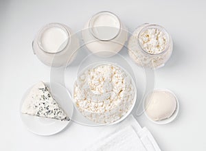 Fermented dairy products photo