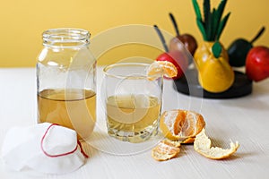 Fermented drink, jun tea healthy natural probiotic