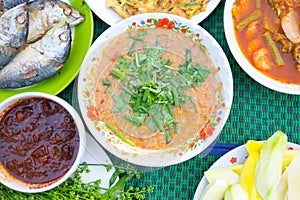 Fermented fish spicy dip photo