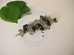 Fermented white mulberry leaves for black mulberry leaf tea