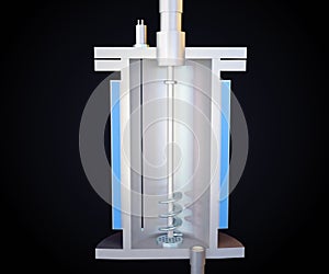 fermentor or bioreactor machine mechanism