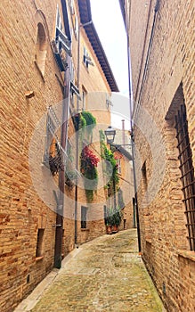 Fermo town in Marche regio,Italy. Art, history and tourism