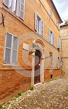 Fermo town in Marche region, Italy. Art, history and tourism