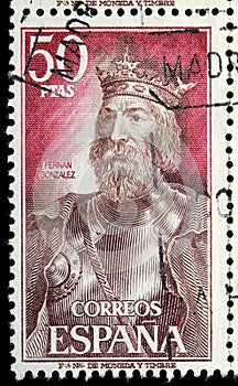 Fernan Gonzalez stamp