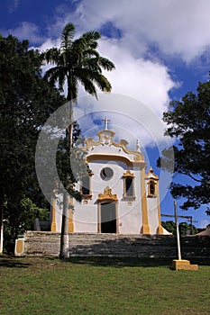 Fernando de Noronha colonial church - vertical