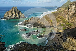 Fernando de Noronha Islands, in Brazil. The beach Baia do Sancho, considered one of the most beautiful in the world. photo